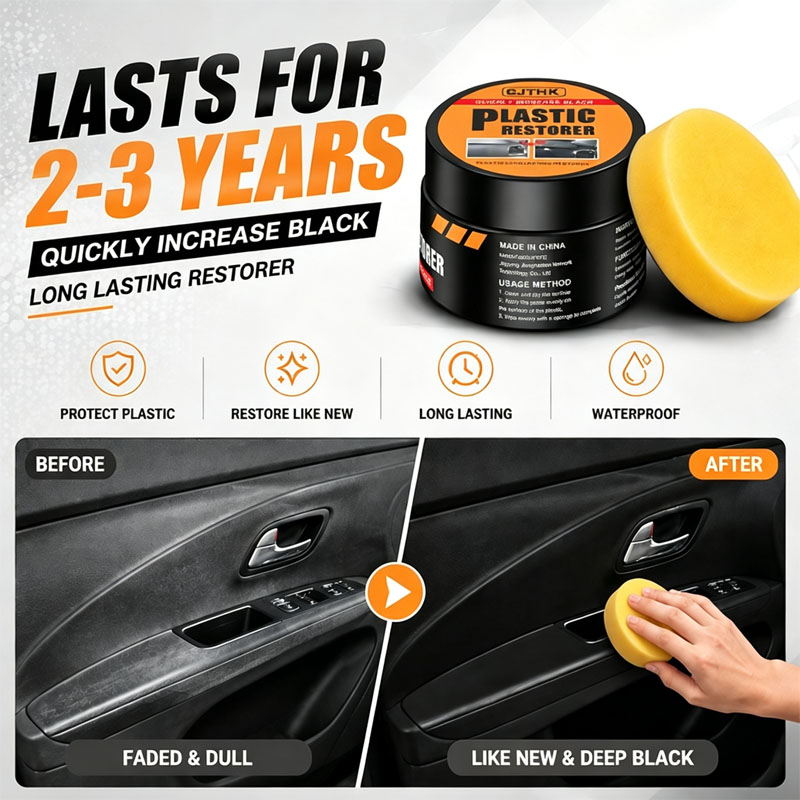 Leather Cleaner Interior - Restaurador de plásticos para carros, restaura